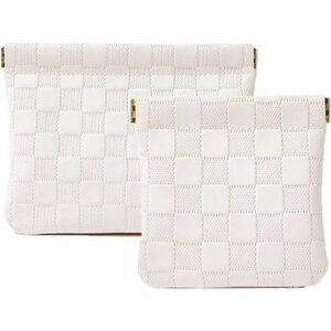 Small makeup bag set waterproof mini cosmetic pouch travel organizer coin purse